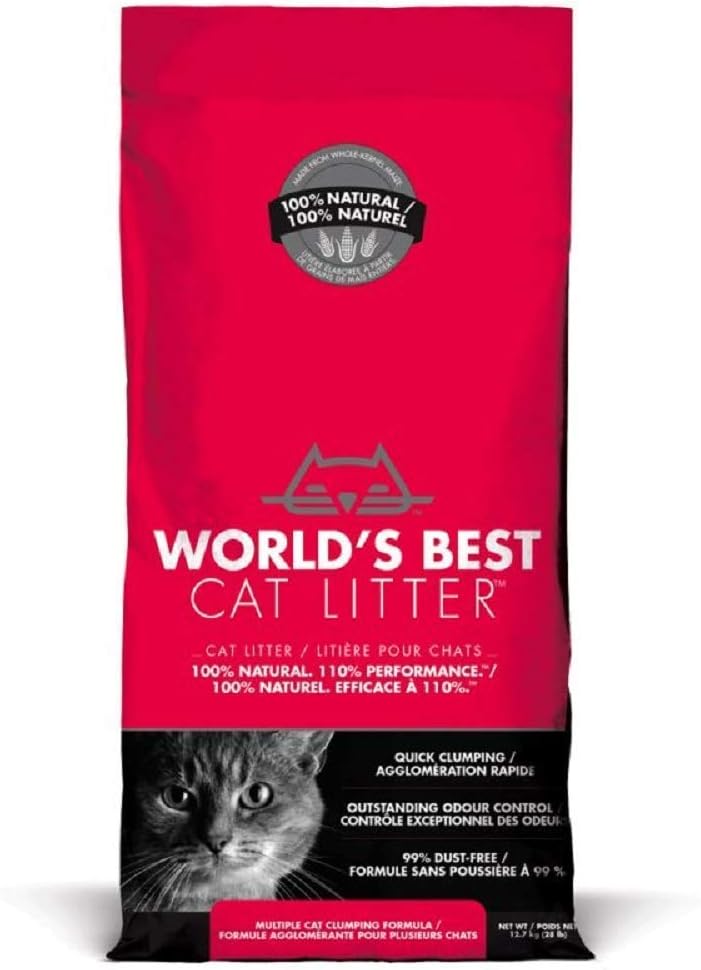 World's Best Cat Litter, Clumping, Biodegradable, Extra Strength 3.18kg?WB3.18KGESC