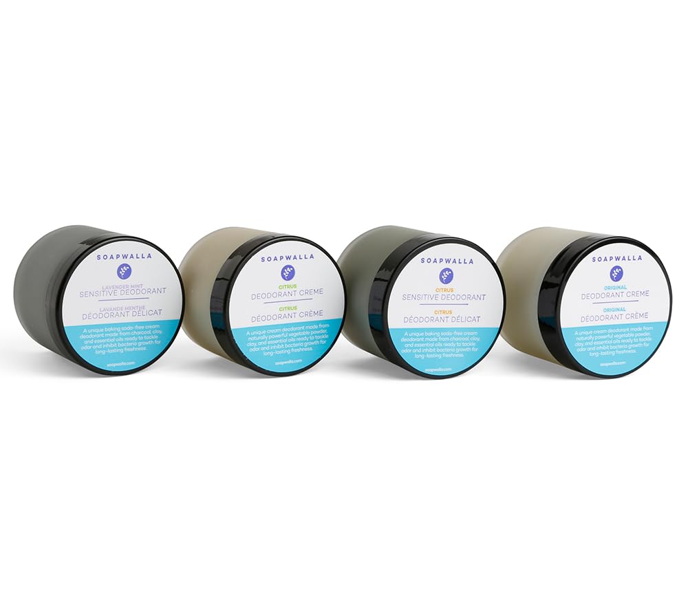Soapwalla - Natural Sensitive Lavender Mint Aluminum-Free Deodorant Cream | Vegan, Cruelty-Free, Clean Skincare (Full Size, 2 Oz | 57 G) : Beauty & Personal Care