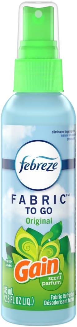 Febreze to Go Fabric Refresher with Gain Original Scent, 2.8-Ounce, (3)