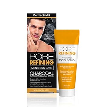 Dermactin-Ts Men'S Skin Care Pore Refining Exfoliating Facial Scrub, 4.0 Ounce