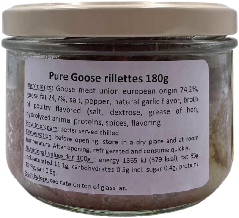La Belle Chaurienne Goose Rillettes 180G X 6