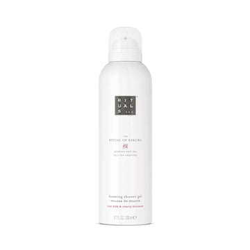 Rituals Sakura Foaming Shower Gel, Rice Milk & Cherry Blossom, 6.7 Fl Oz