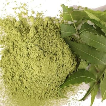 mGanna 100% Natural Neem Leaf Powder Pure Azadirachta Indica Ayurvedic Herb for Skin, Hair Care and Cosmetic Formulations 227 GMS / 0.5 LBS : Health & Household