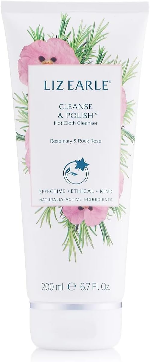 Liz Earle Rosemary & Rock Rose Cleanse & Polish Hot Cloth Cleanser 200Ml Limited Edition