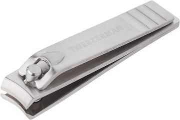 Tweezerman Stainless Steel Fingernail Clipper, Silver (Pack Of 2)