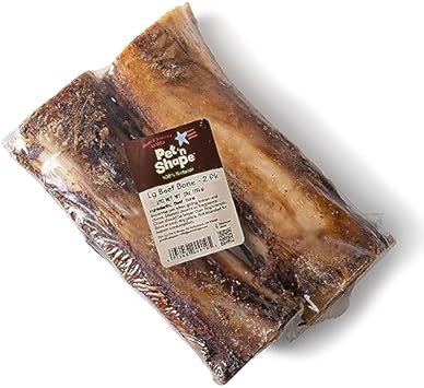 Pet 'n Shape Beef Bone Dog Treats - Made & Sourced in the USA Chewz - Large, 2 Count : Pet Supplies