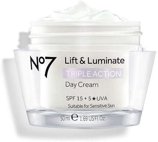 No7 Lift & Luminate Triple Action Day Cream Spf 15 50Ml