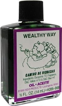 Indio Products Wealthy Way Oil 1/2 Fl. Oz. : Beauty & Personal Care