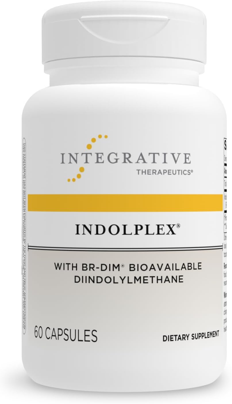 Integrative Therapeutics Indolplex - Bioavailable Dim Supplement - Supports Healthy Estrogen Balance* - Vegan & Gluten-Free Support Supplement - 60 Capsules