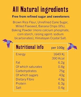 Creative Nature Gluten Free Cake Mix | Banana Bread | Vegan & Free From Baking Mix | Gluten Free, Nut Free, Dairy Free & 100% Allergen Free | 250G (Pack Of 2)