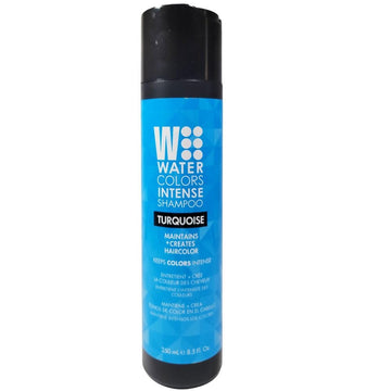 Watercolors Intense Color Depositing Sulfate & Paraben Free Shampoo, Maintains & Enhances Haircolor - Turquoise 8.5 Oz