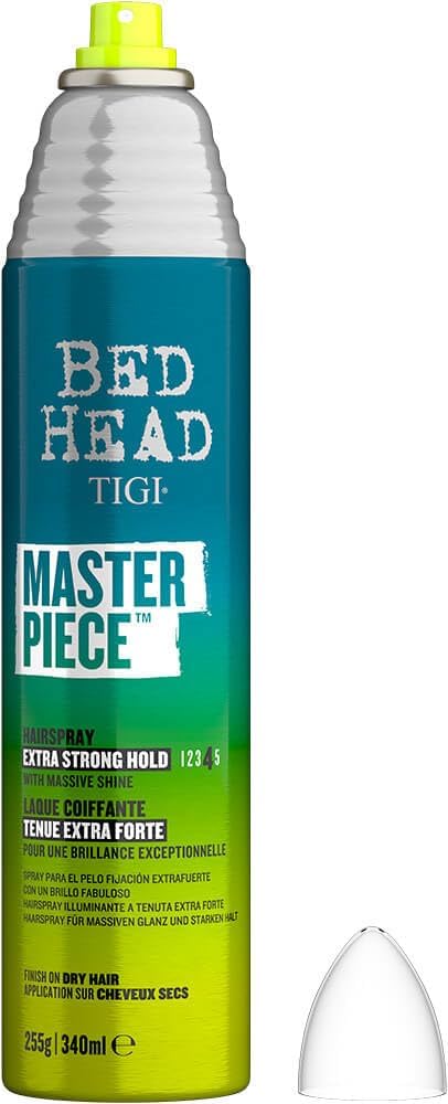 Bed Head By Tigi - Masterpiece Shiny Hairspray - Strong Hold - High Shine Finish - Travel Size Hair Styling - 80 Ml