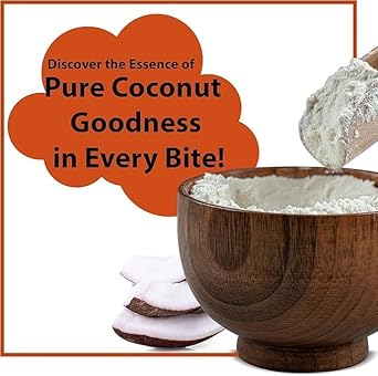 The Coconut Company Organic Coconut Flour with 100% Pure Coconut, Gluten-Free, High in Fibre, and Lower in Calories and Carbs Also Naturally High in Protein, 500gm (Pack of 1) : Amazon.co.uk: Grocery