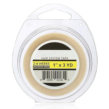 INFINIBYTE Extended Hold Double-Sided Wig Tape | Water-Resistant Hair System Tape for All Weather | Lasts Up to 4 Weeks | 1 Inch x 3 Yards