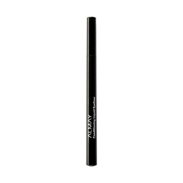 Almay Conditioning Liquid Eyeliner, Longwearing, Waterproof, Hydrating, 10 Black, 0.03 Fl Oz