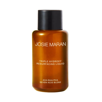 Josie Maran Triple Hydroxy Resurfacing Liquid - Anti-Aging Exfoliating Toner with Azelaic, Glycolic, Mandelic Acid & Alpha Hydroxy Acid for Even Skin Tone & Smooth, Youthful-Looking Skin (50 ml)