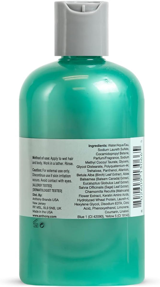 Anthony Invigorating Rush Hair and Body Wash 355 ml : Amazon.co.uk: Beauty