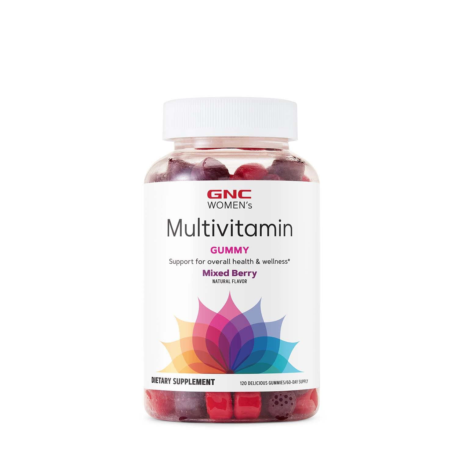 Gnc Women'S Multivitamin Gummy Supplement | Daily Vitamin | Mixed Berry Flavor | 120 Gummies