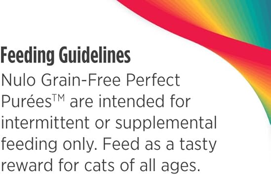 Nulo Freestyle Grain-Free Perfect Purees Premium Wet Cat Treats, Squeezable Meal Topper for Felines, High Moisture Content to Support Hydration, 0.5 Ounces in each Lickable Wet Cat Treat Pouch : Pet Supplies