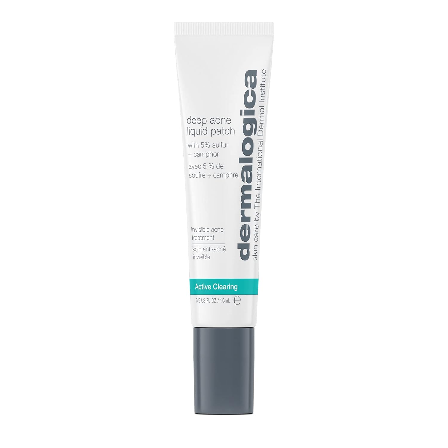 Dermalogica Deep Acne Liquid Patch, Invisible Spot Treatment For Pimple And Blemishes, Liquid To Patch Type Skin Soothing Clearing And Preventing Breakouts, Sulfur Based - 0.5 Fl Oz