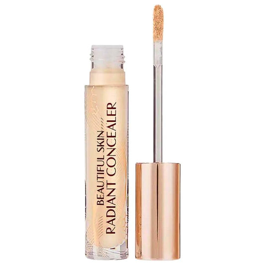 Charlotte Tilbury Beautiful Skin Medium To Full Coverage Radiant Concealer With Hyaluronic Acid - 2.5 Fairest With Yellow Undertones : Beauty & Personal Care
