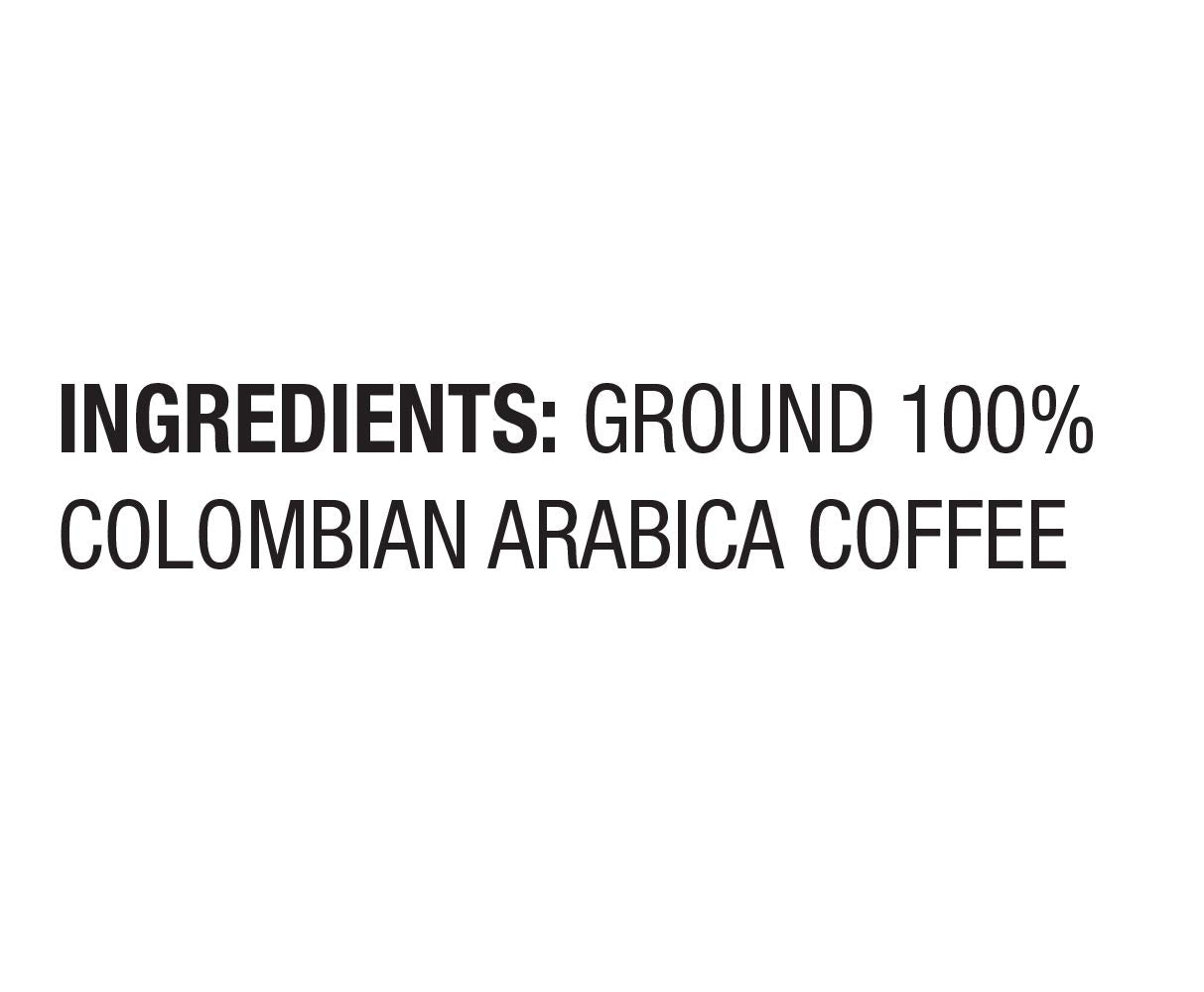 Amazon Brand - Happy Belly Colombian Canister Ground Coffee, Medium Roast, 1.5 pound (Pack of 1)