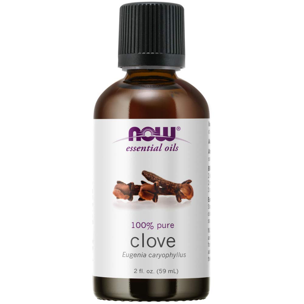 Now Essential Oils, Clove Oil, Balancing Aromatherapy Scent, Steam Distilled, 100% Pure, Vegan, Child Resistant Cap, 2-Ounce