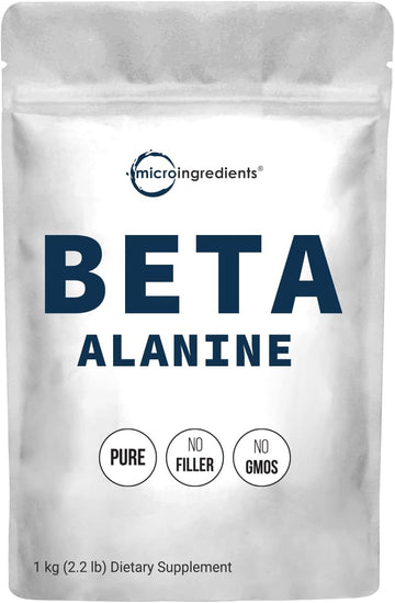 Beta Alanine Powder, Pure Beta Alanine Supplement, 2.2 Pounds (500 Days Supply), Filler Free, Amino Energy Pre Workout, Unflavored, Non-Gmo And Vegan Friendly