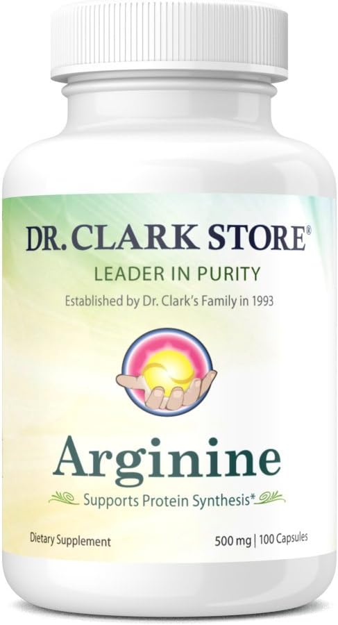Dr. Clark Arginine, 500Mg, 100 Gelatin Gelatin Capsules