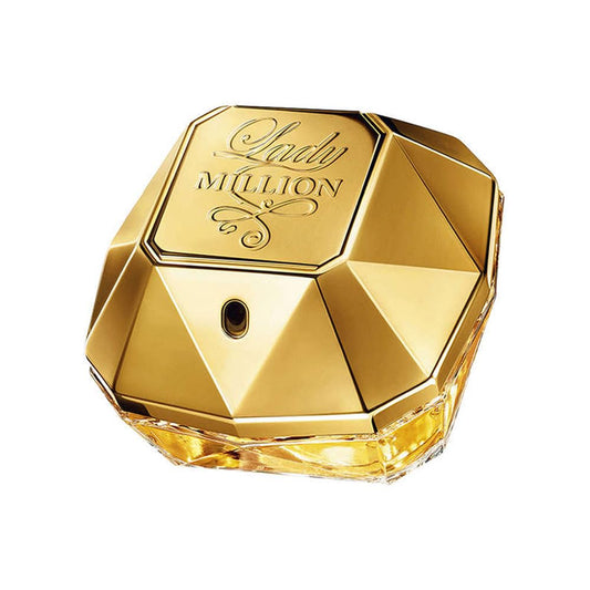 Paco Rabanne Lady Million 3 Piece Gift Set, (2.7 Oz Eau De Parfum Spray + 3.4 Oz Body Lotion + 0.33 Oz Travel Spray)