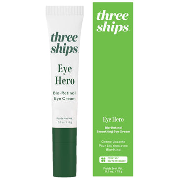 Three Ships First Light Vitamin C + Caffeine Eye Cream- Visibly Brightens + De-Puffs, Reduces Look Of Dark Circles, Brightening Under Eye Cream (15G)