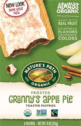 Nature's Path, Toaster Pastries, Apple Cinnamon Frosted, 6 Ct