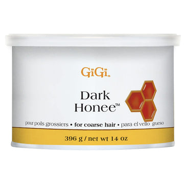 Gigi Dark Honee Hair Removal Soft Wax, Thick To Coarse Hairs, Normal To Dry Skin, Men And Women, 14 Oz