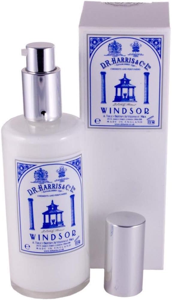 D.R.Harris & Co Windsor Aftershave Milk & Dispenser 100Ml : Beauty & Personal Care