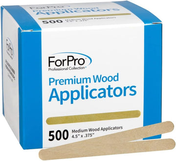 Forpro Professional Collection Premium Wood, Non-Sterile, Hair Removal Waxing Applicators, Medium, 4.5” L X .375” W, 500-Count