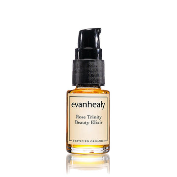 Evanhealy Rose Trinity Beauty Elixir | Organic Natural Humectant Rejuvenating & Smoothing Facial Oil | Minimize Fine Lines & Wrinkles