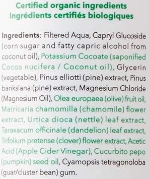 Carina Organics Unscented Extra Gentle Shampoo, 360 Milliliters : Beauty & Personal Care