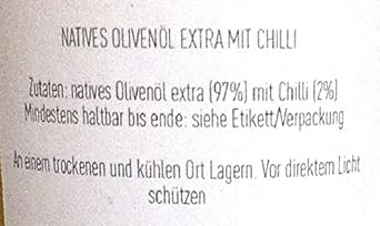 La Chinata Aceite De Oliva Virgen Extra Guin Dilla Extra Virgin Olive Oil With Pepper Onis, 2Er Pack (2 X 250 Ml)
