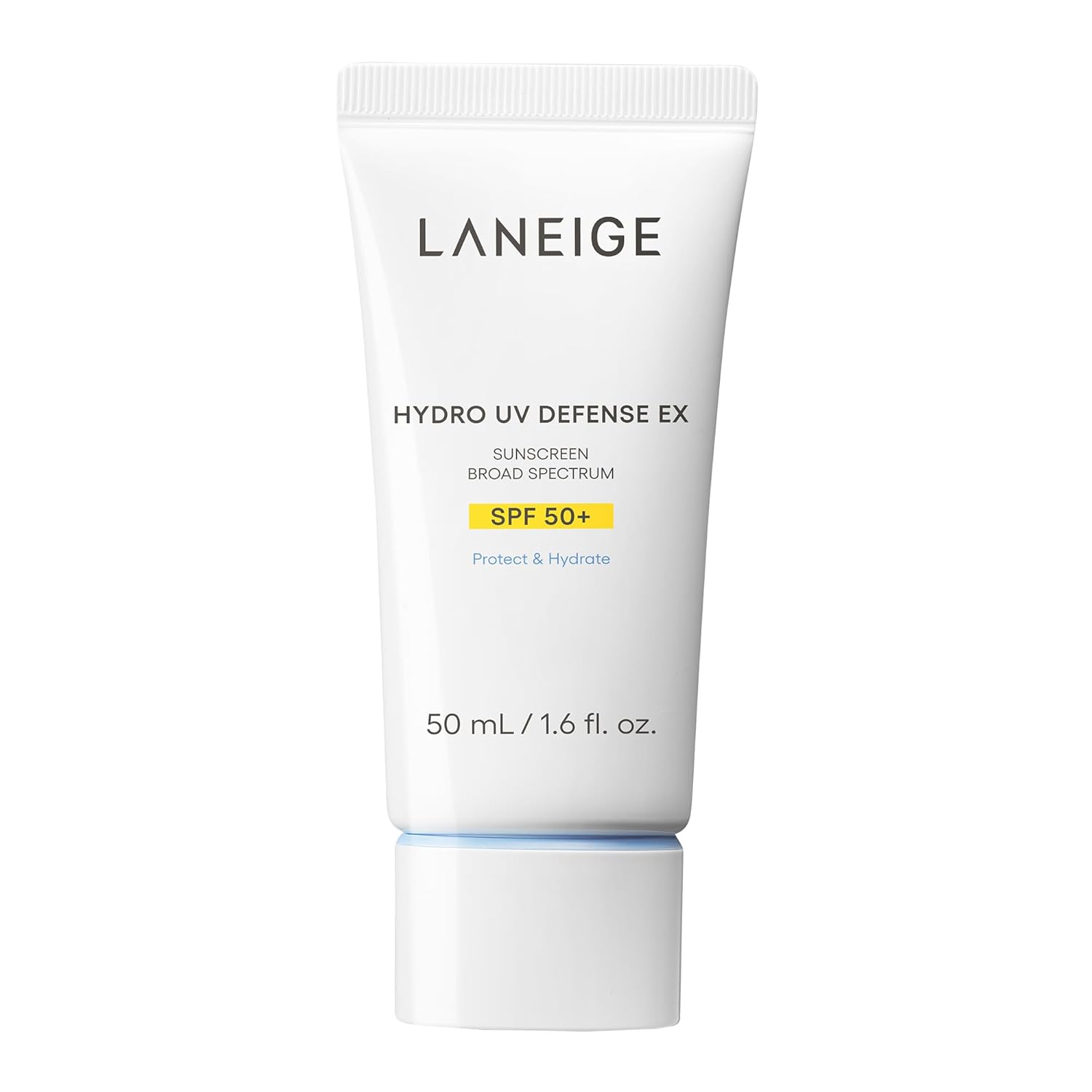 Laneige Hydro Uv Defense Sunscreen Broad Spectrum Spf 50+: Korean Sunscreen, No White Cast, Dermatologically Tested, Hypoallergenic