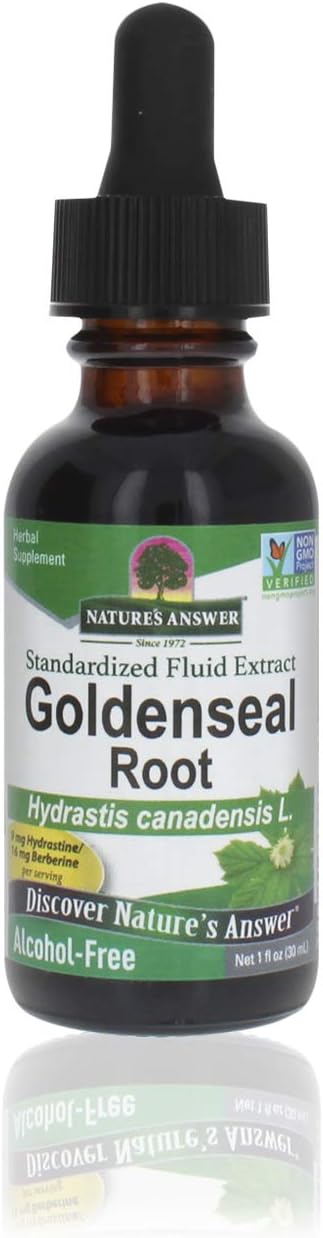 Nature'S Answer Goldenseal Root | Herbal Supplement | Supports A Healthy Immune System | Gluten-Free & Alcohol-Free 1 (2 Pack)