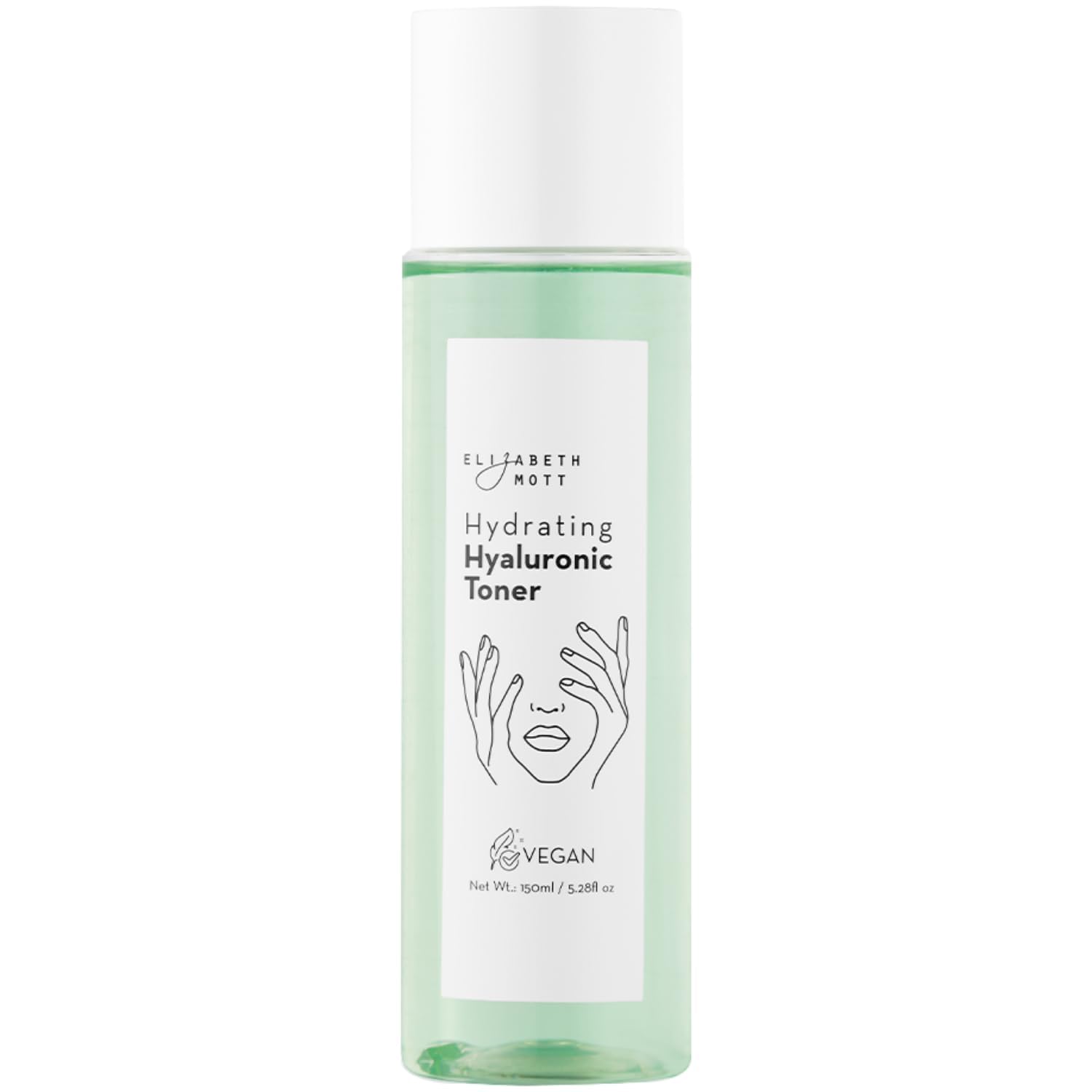 Elizabeth Mott Hydrating Hyaluronic Toner For Face - Cruelty-Free And Vegan Toner Serum, 5.28 Fl Oz
