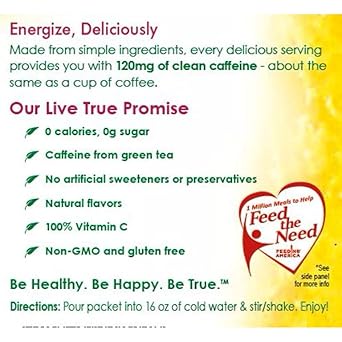 True Lemon Energy Blueberry Acai 6 Count