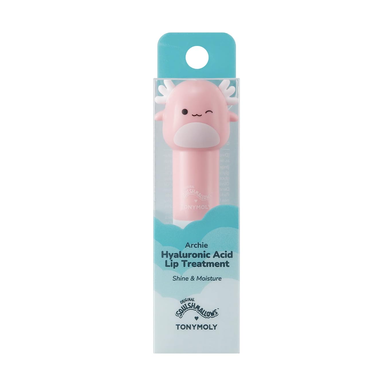 Tonymoly X Squishmallows Archie Hyaluronic Acid Hydrating Lip Treatment Stick - Lip Balm For All Skin Types With Hyaluronic Acid, Plumping Benefit - 0.49 Oz