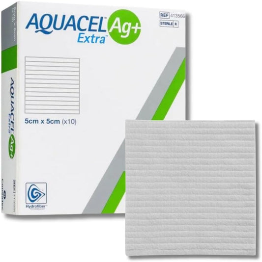 AQUACEL Ag Extra Hydrofiber Dressing, 2 x 2 by Aquacel