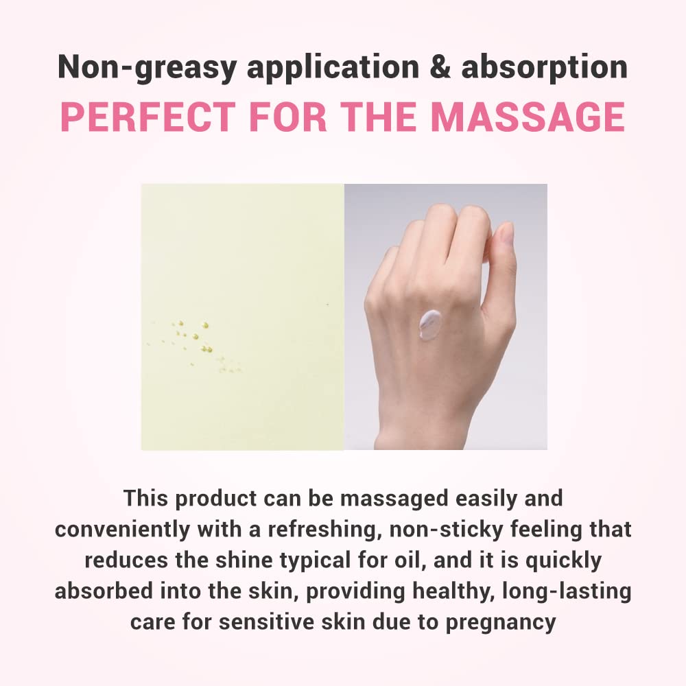 Atopalm Maternity Care Massage Oil 4.0 Fl. Oz., 120Ml | Pregnancy Skin Care Treatment | Moisturizing Stretch Marks Remover | Postpartum Skin Elasticity Improvement