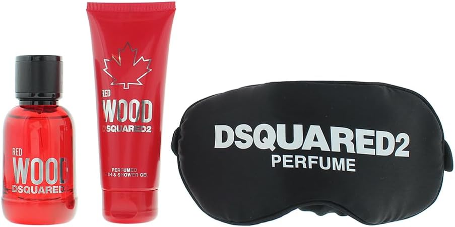 Dsquared2 Red Wood Edt 50Ml + Sg 100Ml + Night Mask