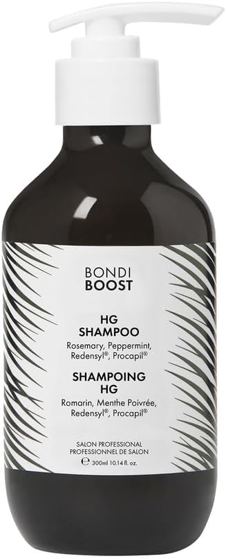 Bondiboost Hg Anti-Thinning Shampoo - Sulphate-Free, Aloe-Based Formula With Rosemary For Fuller, Thicker-Looking Hair Vegan & Cruelty-Free, 300Ml