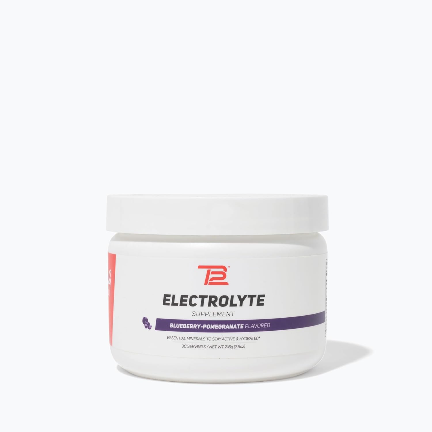 Tb12 Powdered Electrolytes Supplement Powder For Fast Hydration By Tom Brady-Blueberry Pomegranate, 30 Servings. Natural, Easy To Mix. Low Sugar, Low Calorie, Vegan. Free Of Dairy, Gluten And Soy