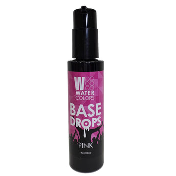 Watercolors Base Drops, Temporary Hair Dye Color Booster, Cruelty-Free, 4 Oz - Pink