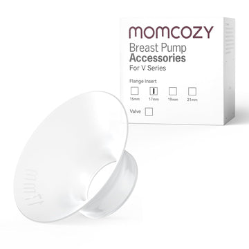 Momcozy Flange Insert 17Mm Only For Momcozy V1/V2 Breast Pump. Original V1/V2 Breast Pump Replacement Accessories, 1Pc (17Mm)